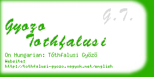 gyozo tothfalusi business card